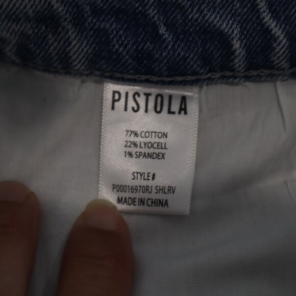 Pistola Womens Bri High Rise Slim Straight Ankle Jeans Light Wash Size 31 NWT - Picture 6 of 10